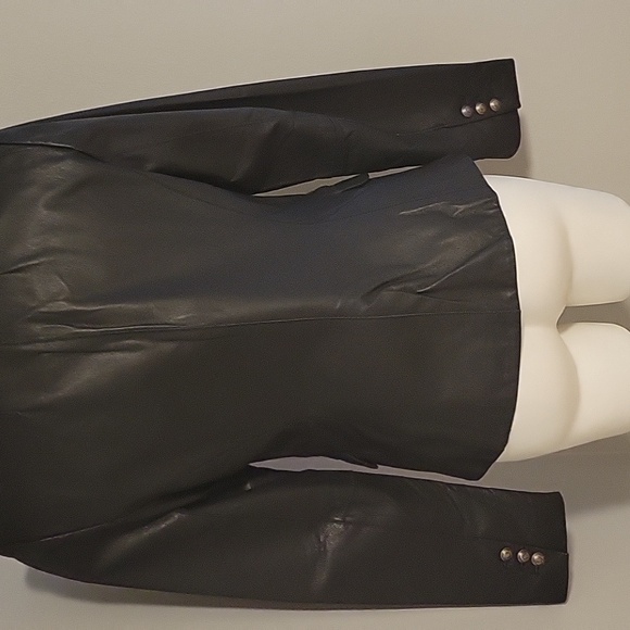 Boston Proper Black Leather Jacket - Picture 6 of 10